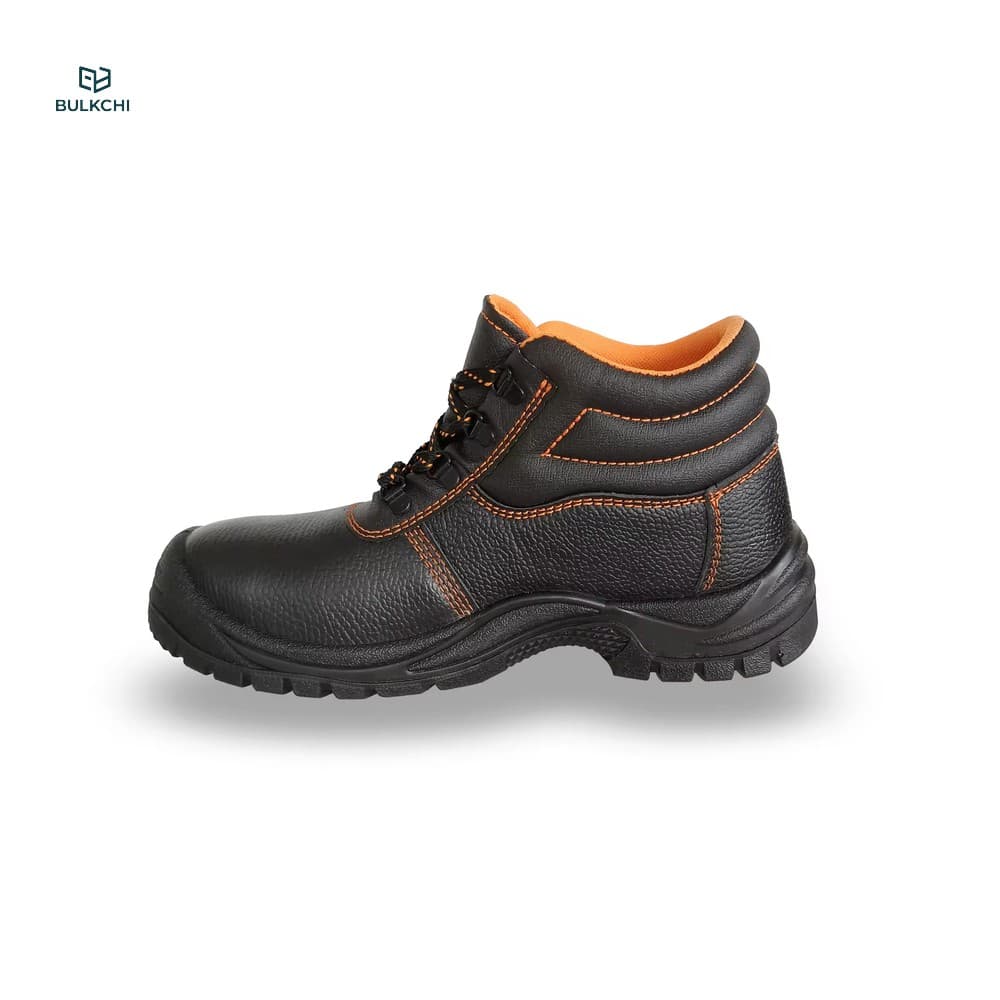 Lightweight slip-resistant work shoes Mid Cut Steel Toe Work Shoes