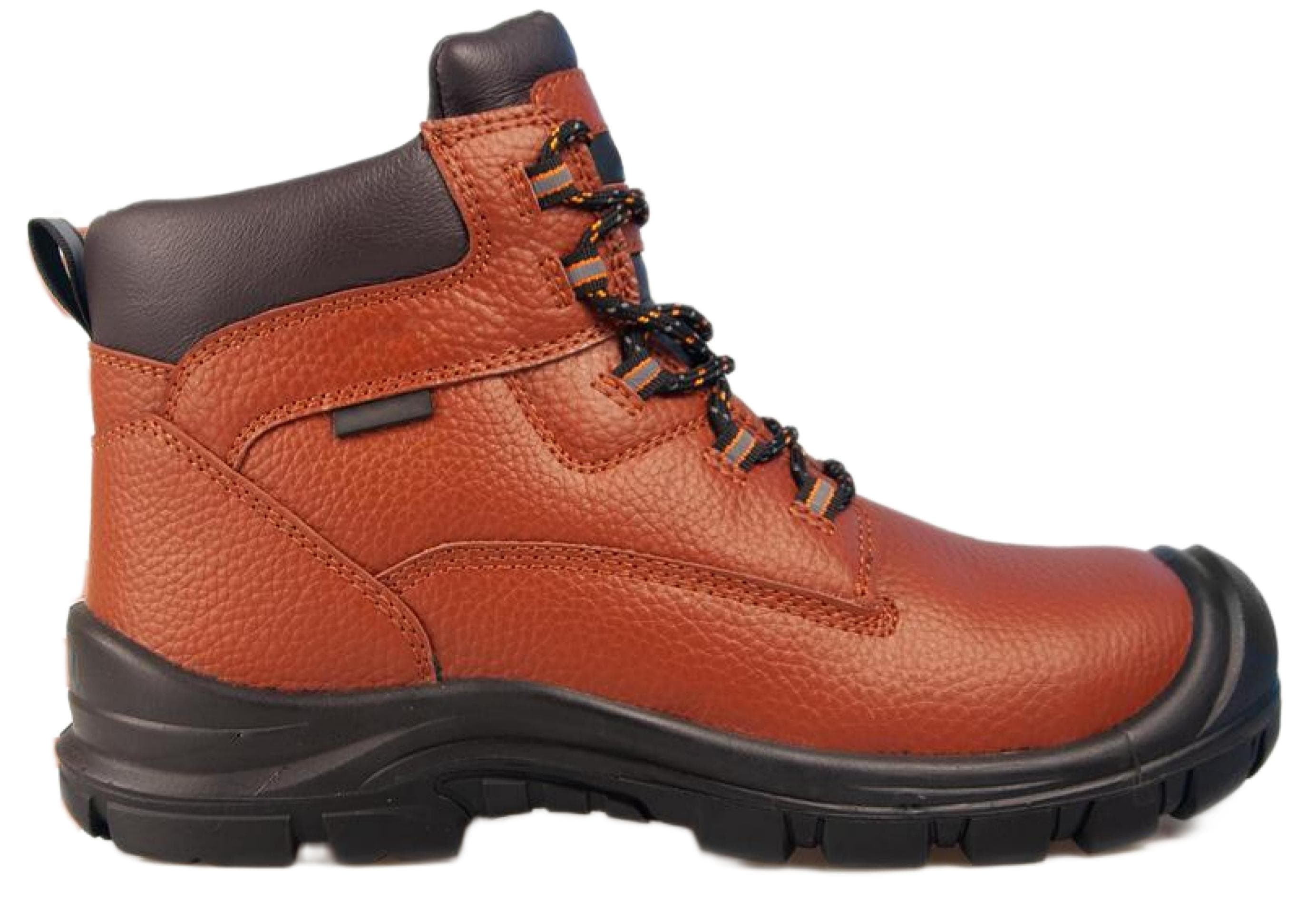 Slip-resistant work footwear PU Injection Safety Shoes