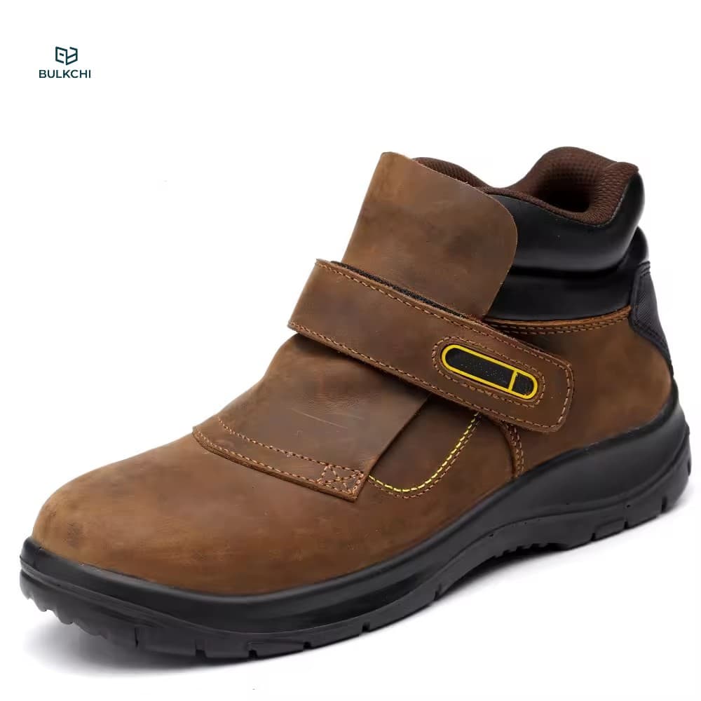 waterproof steel toe boots for men PU Injection Safety Shoes